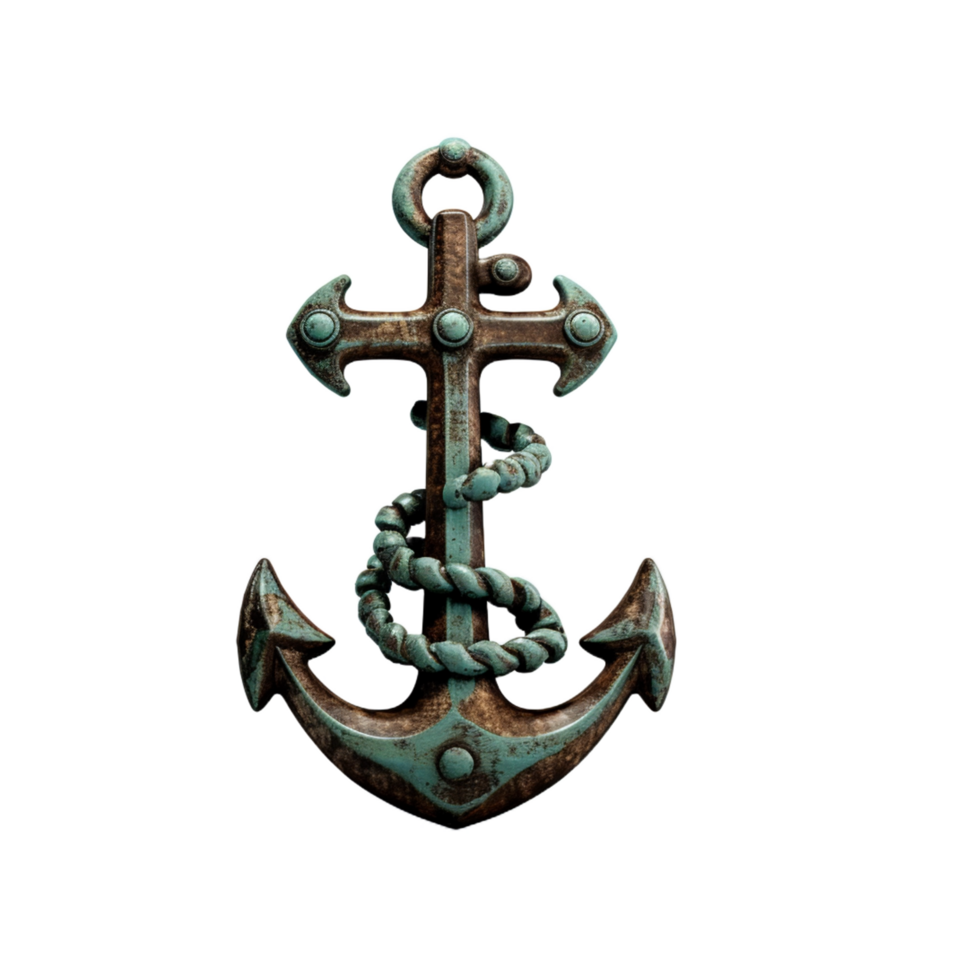 an anchor on a transparent background,AI Generative png