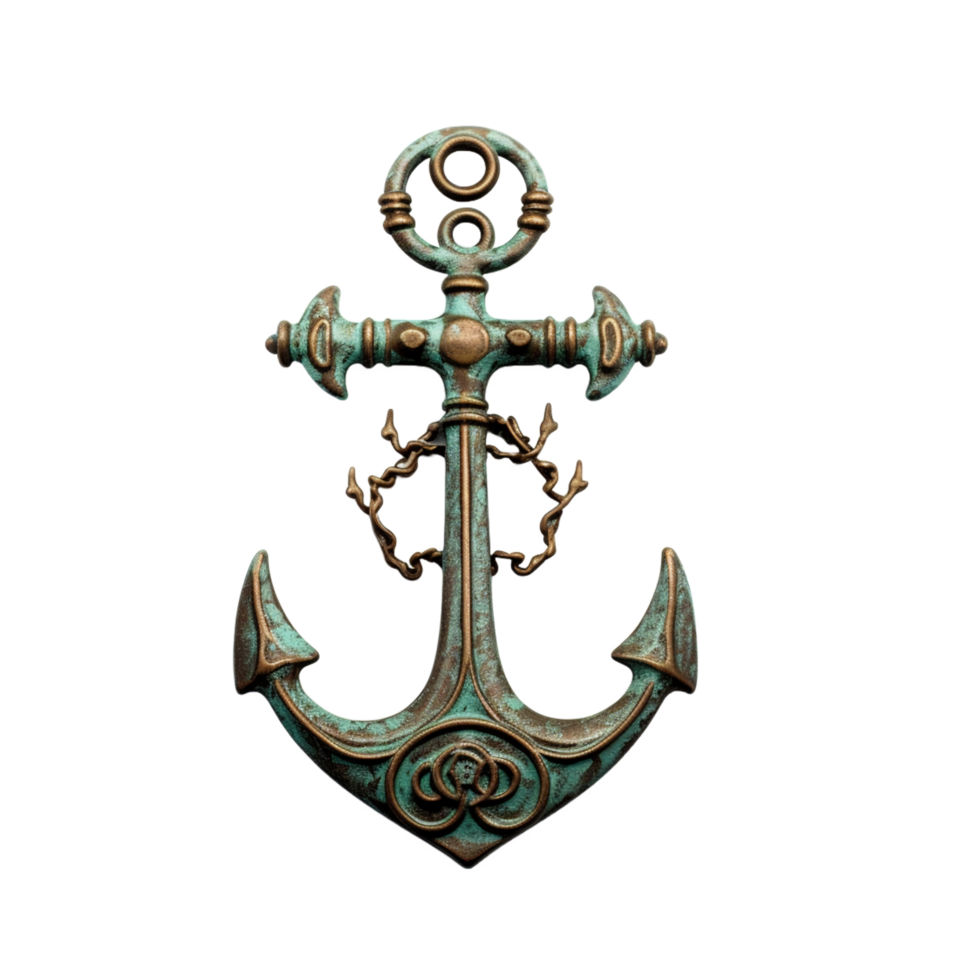 an anchor on a transparent background,AI Generative png