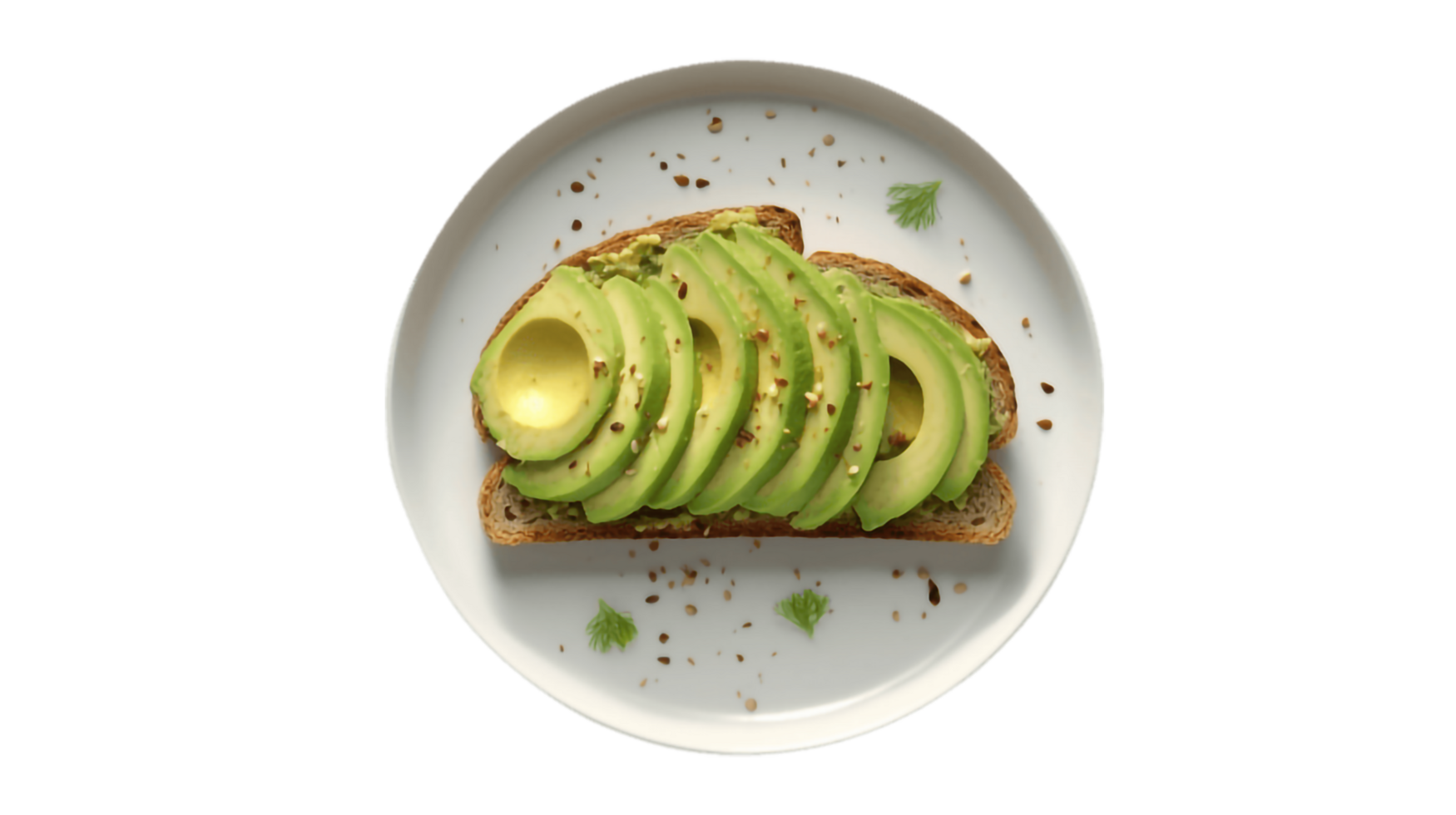 avocado toast png,AI Generative png