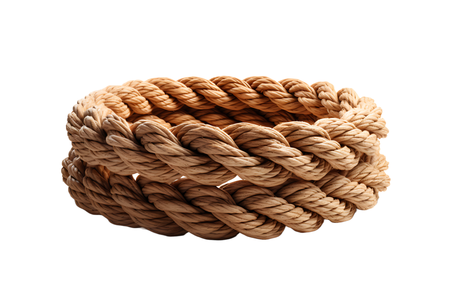 a rope bracelet on a transparent background,AI Generative png