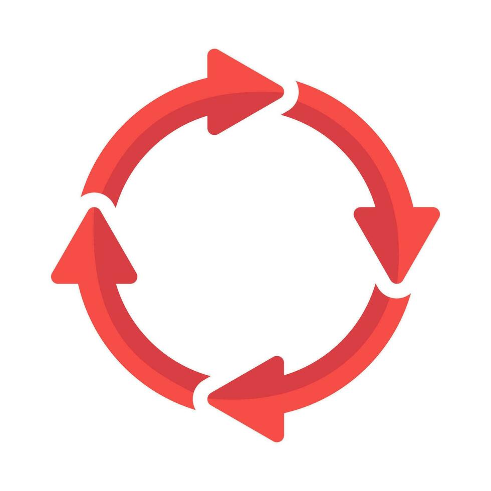 refresh, undo, redo, rotation arrows isolated white background vector