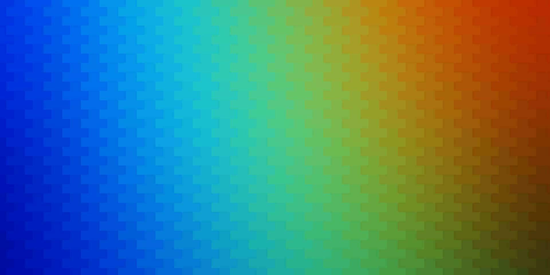Dark Multicolor vector template in rectangles.