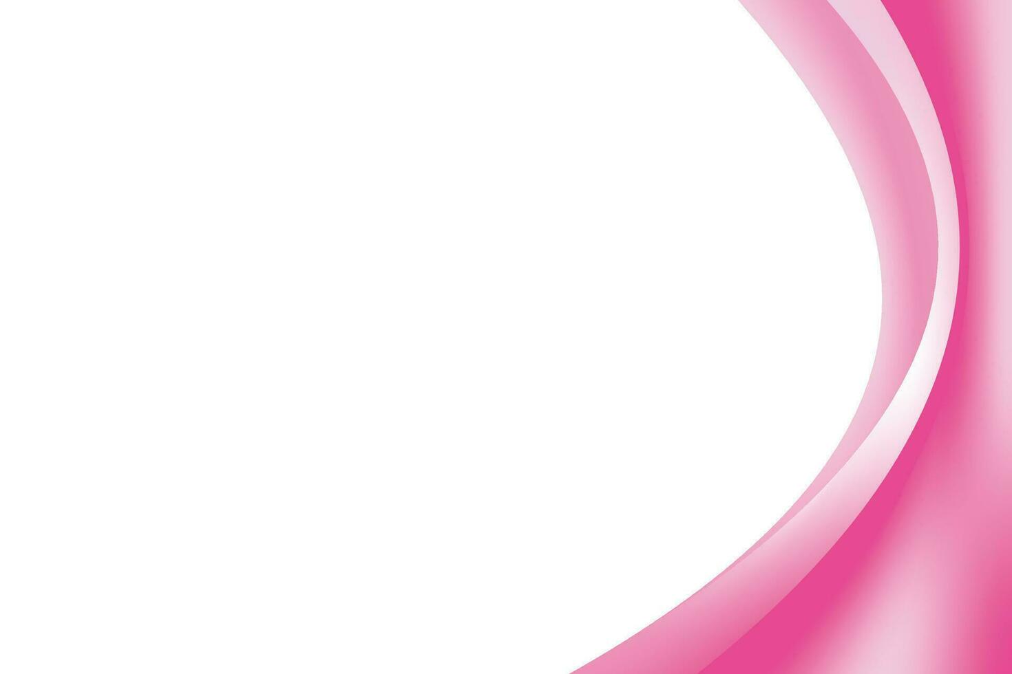 Abstract Smooth Pink Curvy Background vector