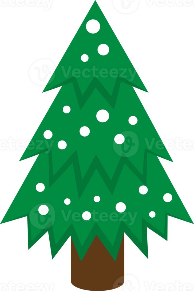 Christmas tree illustration isolated 30725645 PNG