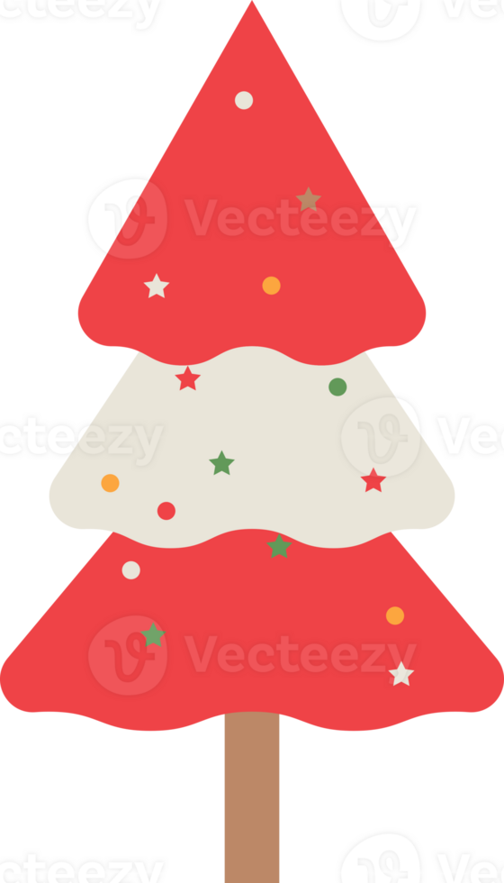 Christmas tree illustration isolated png