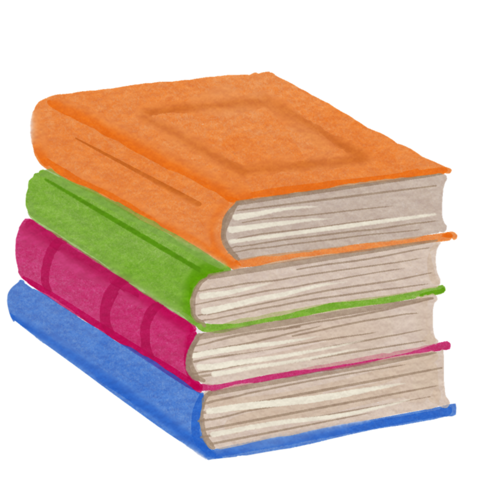 Book study school knowledge learn smart textbook png