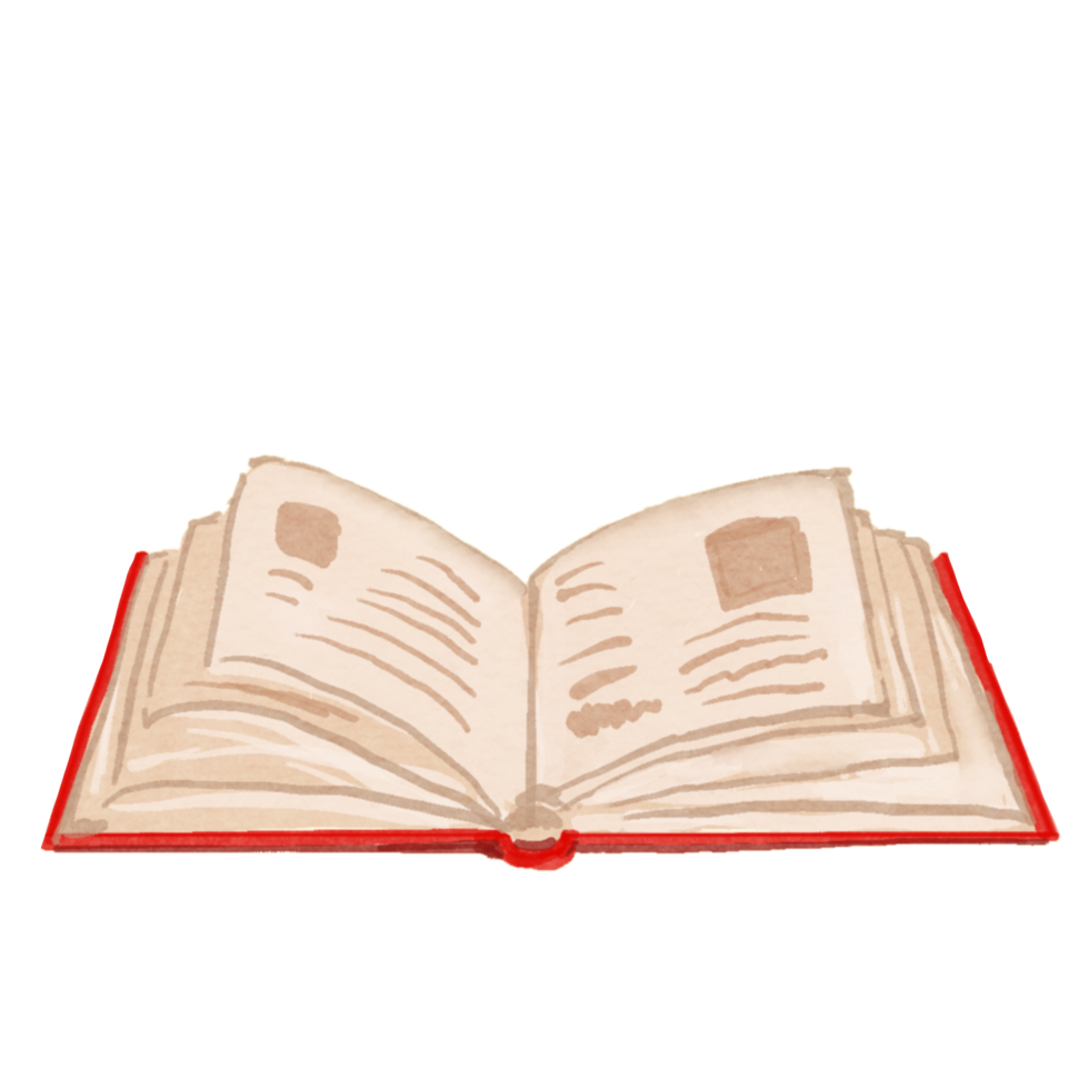 Book study school knowledge learn smart textbook png