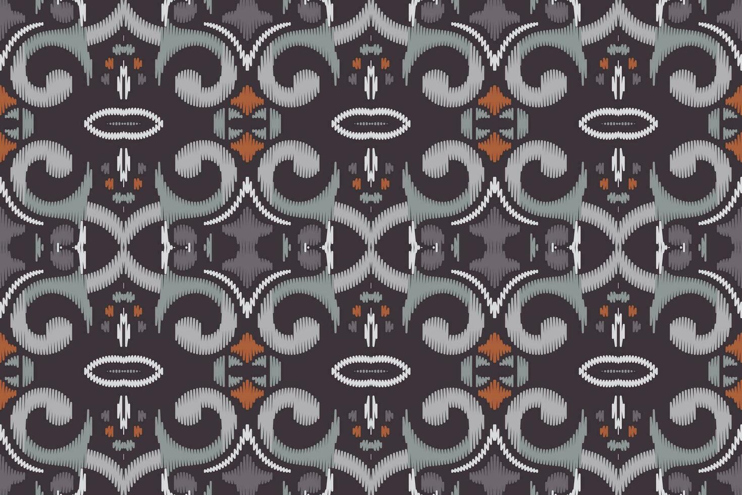 ikat damasco cachemir bordado antecedentes. ikat flor geométrico étnico oriental modelo tradicional. ikat azteca estilo resumen diseño para impresión textura,tela,sari,sari,alfombra. vector