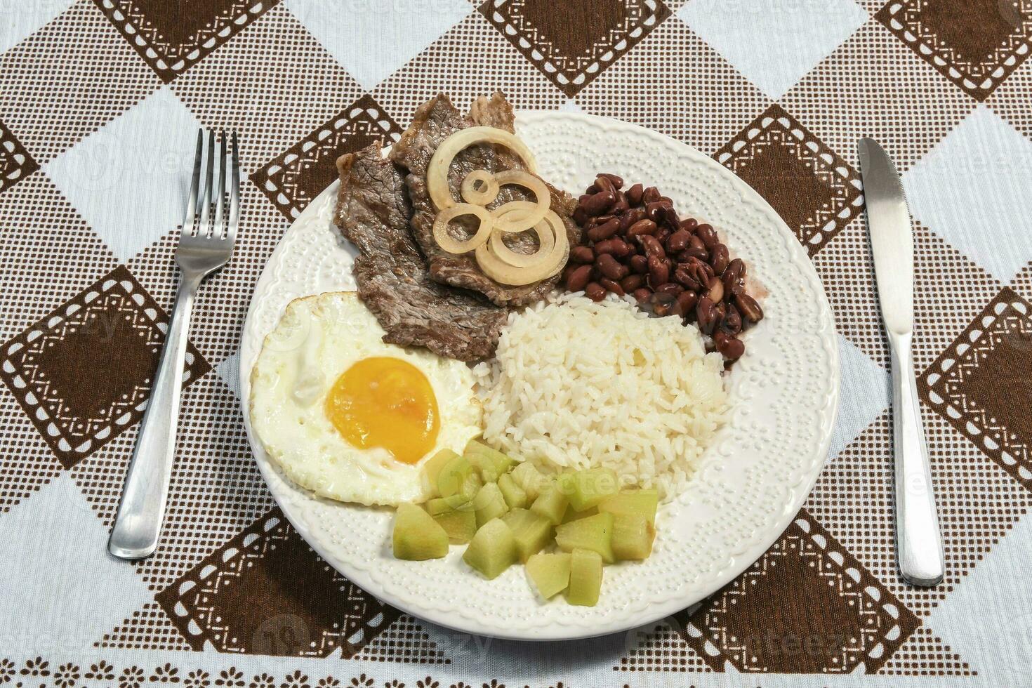 Brazilian typical plate photo