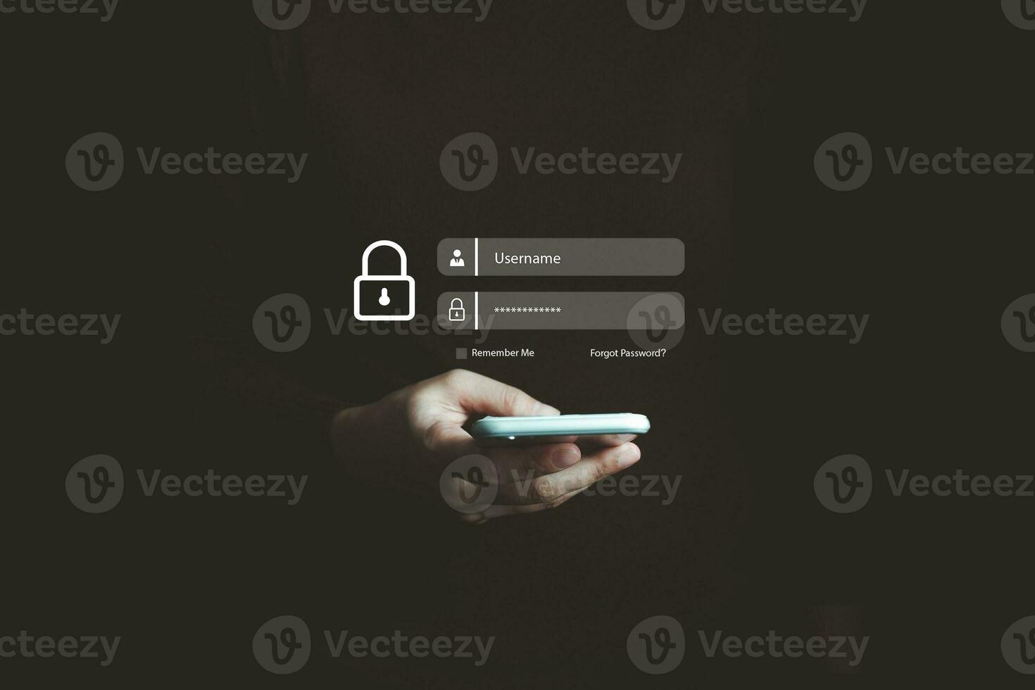 Verification of information with fingerprint scanner,2 factor authentication, high security for login access information, Internet security, online financial transaction, 2-step verify photo