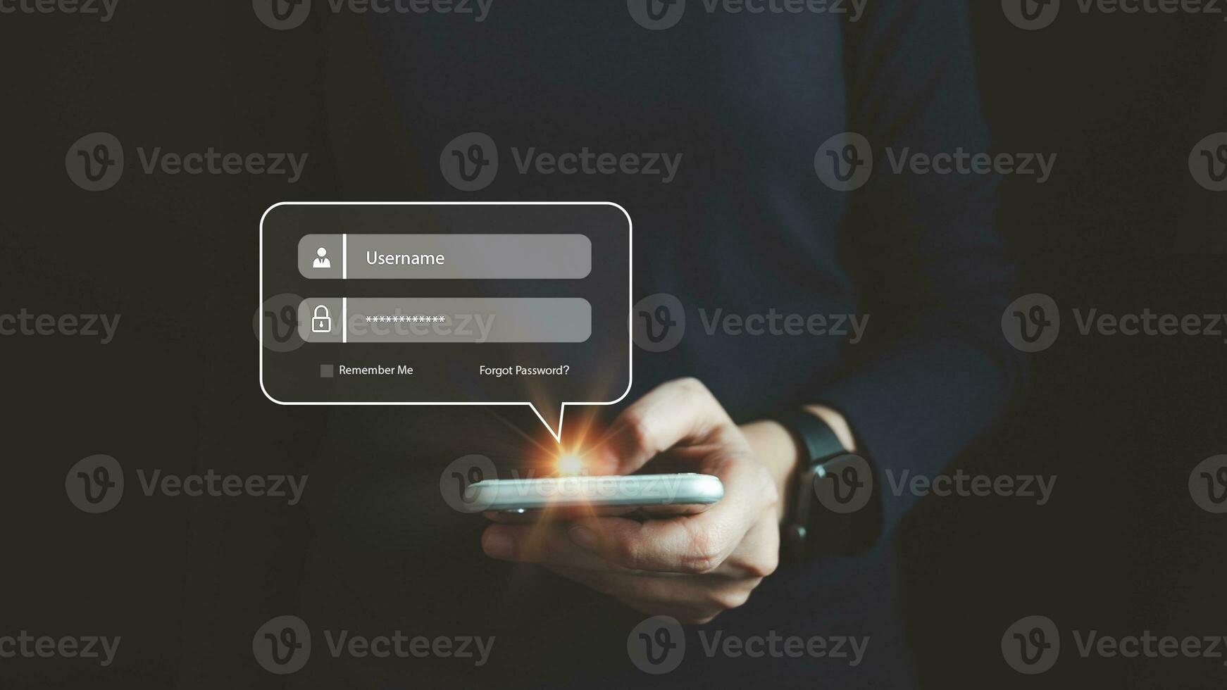 Verification of information with fingerprint scanner,2 factor authentication, high security for login access information, Internet security, online financial transaction, 2-step verify photo