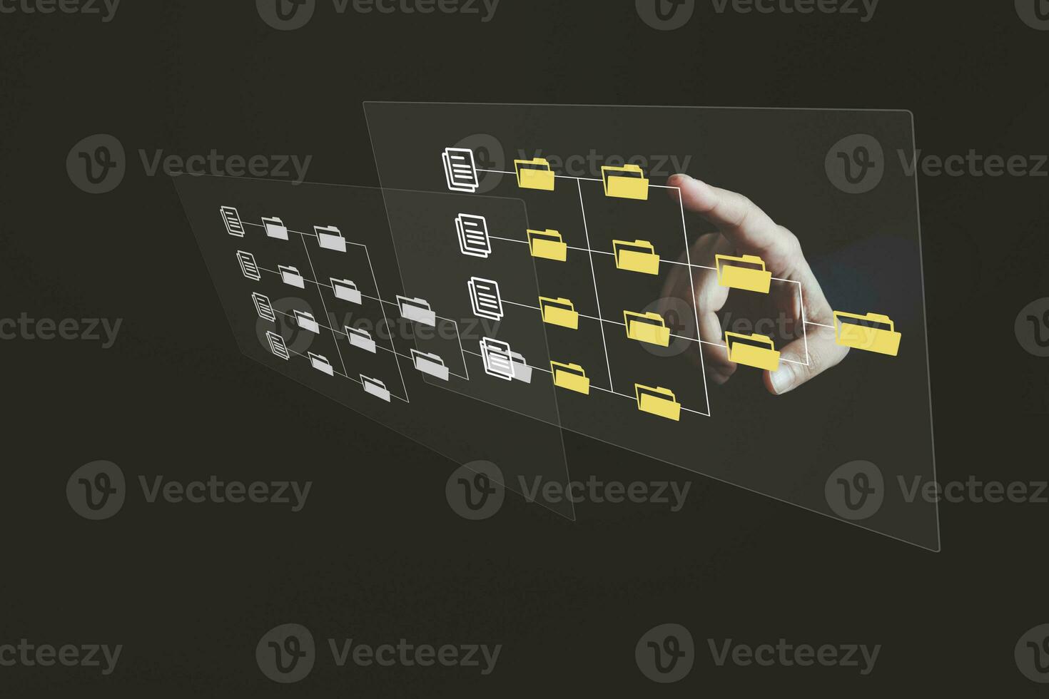 sistema de gestión de documentos dms, gestión de base de datos de documentos en línea, organización de documentos organizados, procesos automatizados para gestionar archivos, erp empresarial eficiente, tecnología empresarial. foto