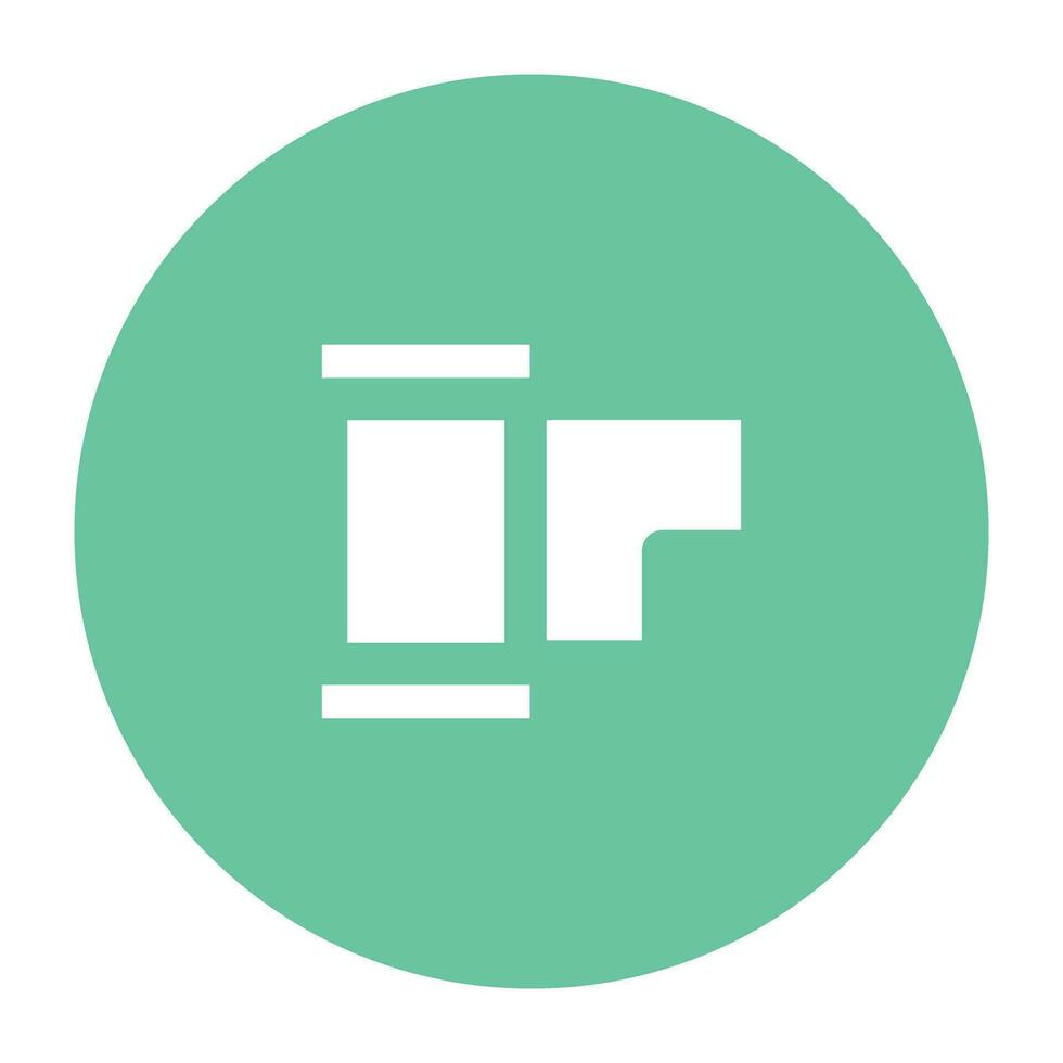Multimedia and Equipment Flat Circular Icon vector
