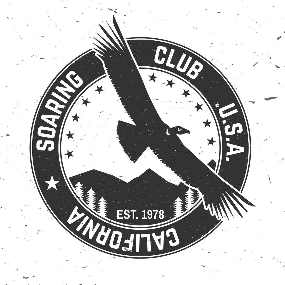 vector deslizamiento club retro insignia.