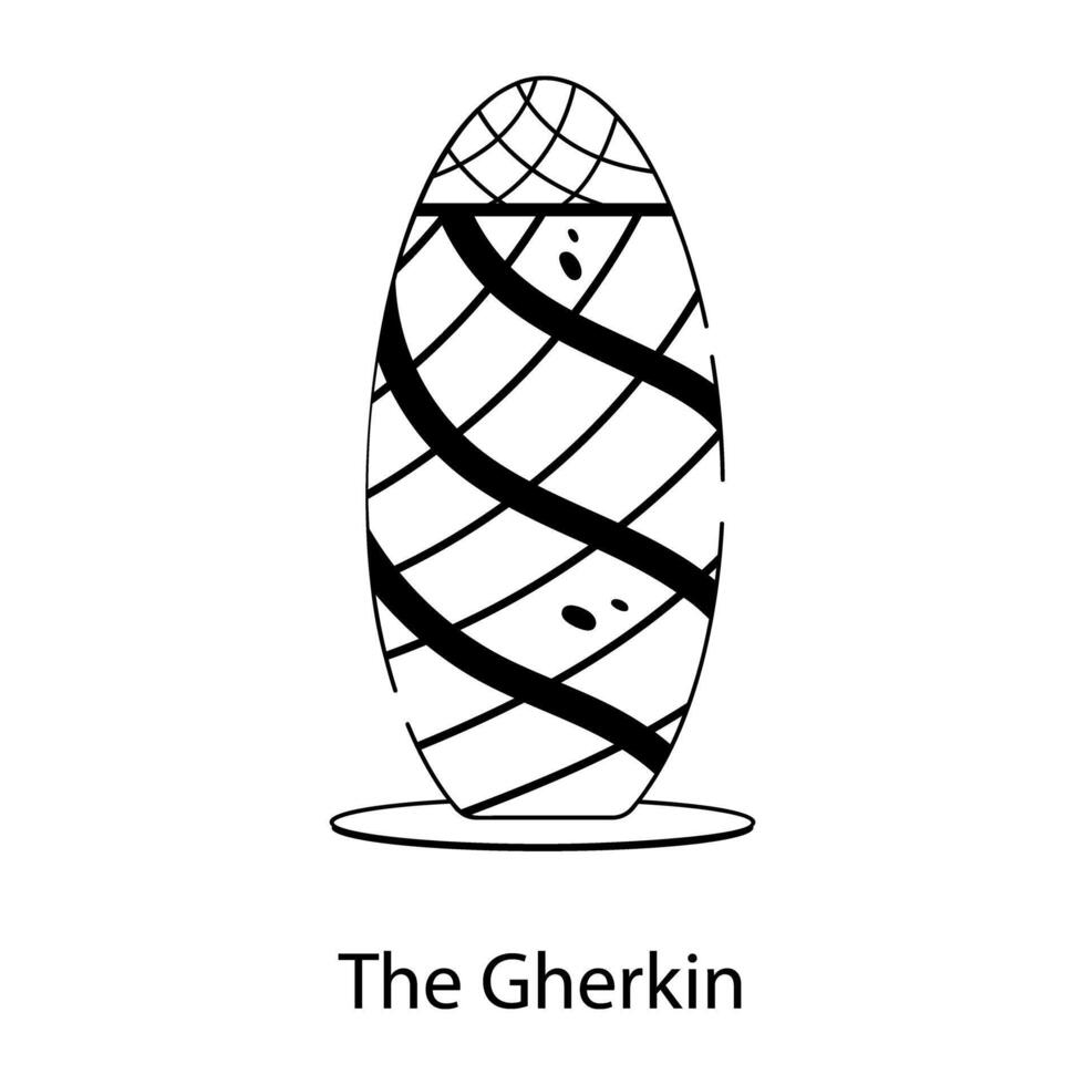 Trendy The Gherkin vector