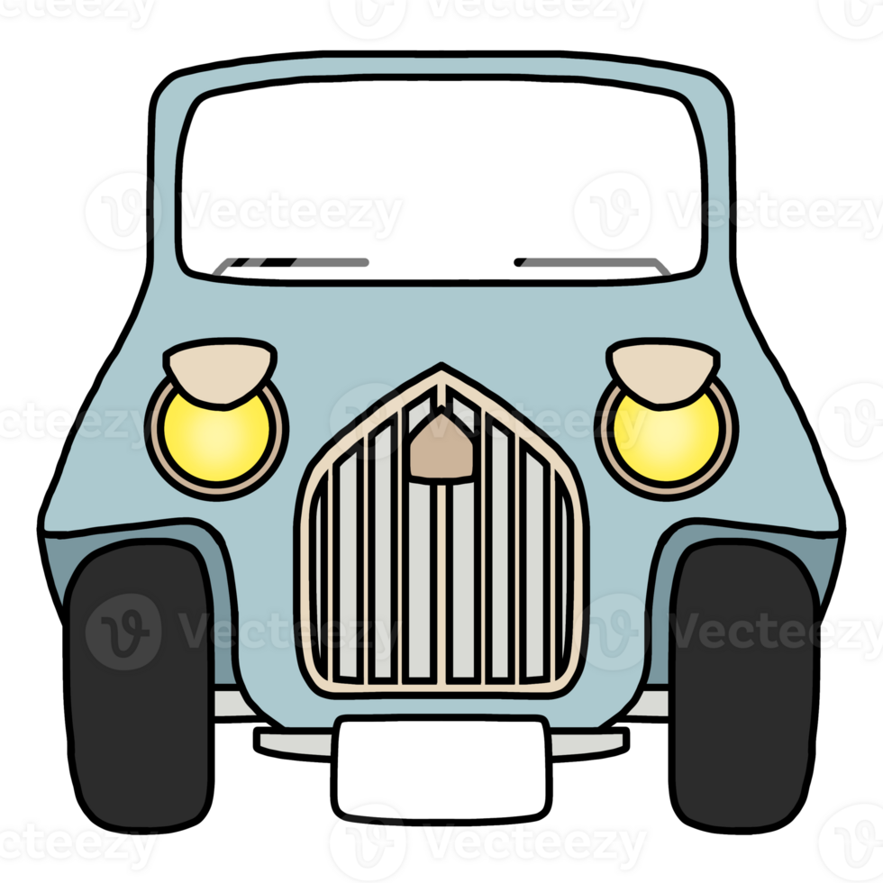 old car cartoon png