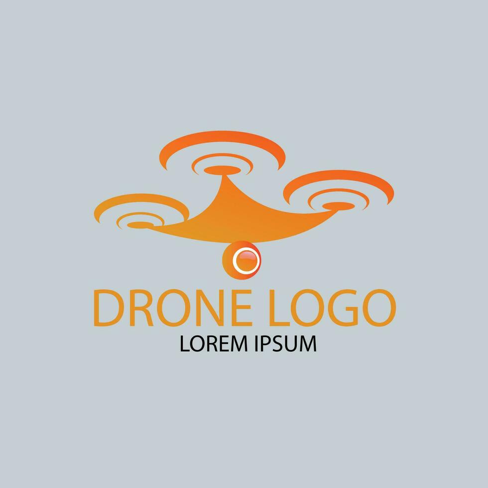 Drone Sky Logo Template vector