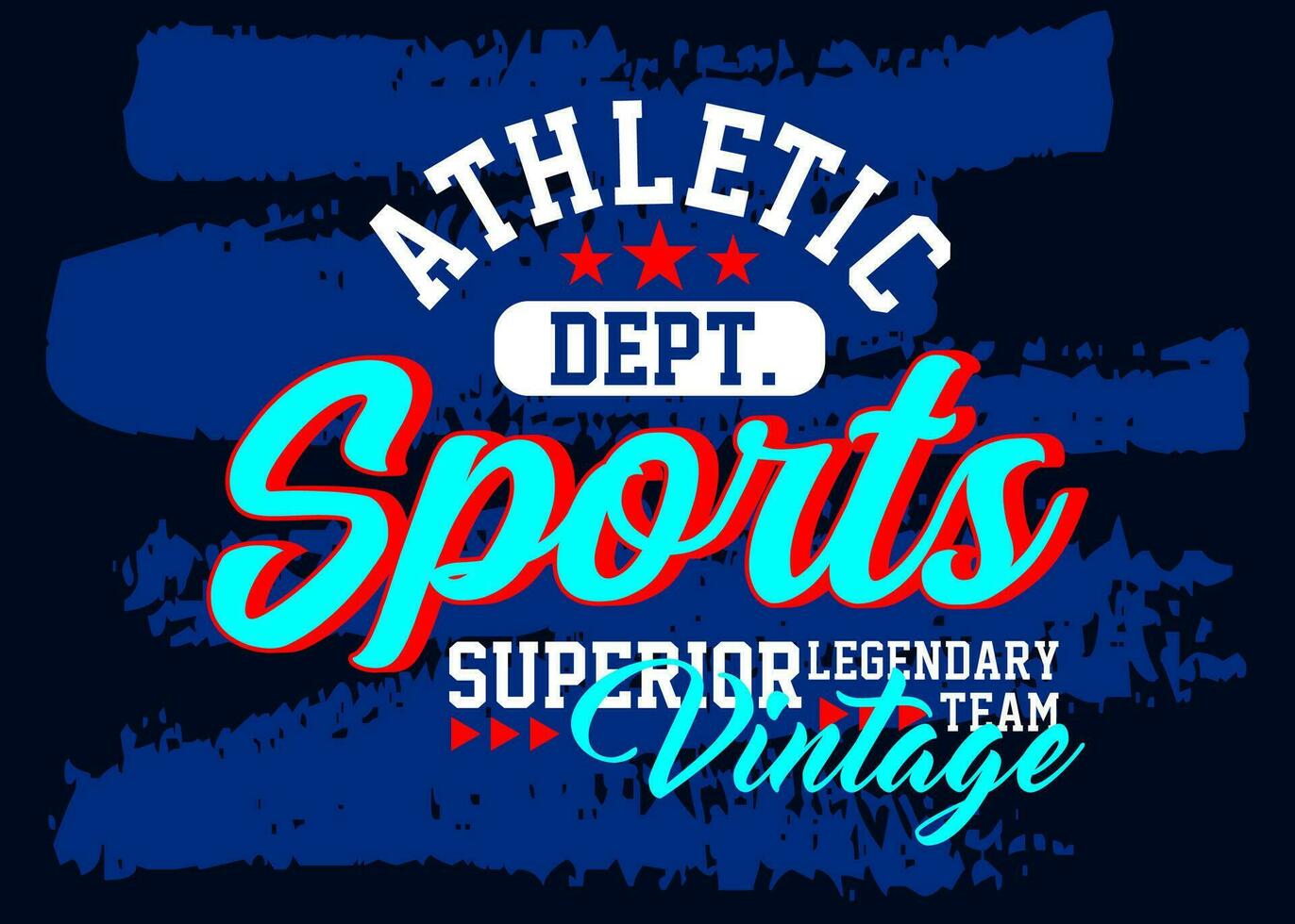 Athletic sports legendary team typeface superior vintage college, typography, for t-shirt, posters, labels, etc. vector