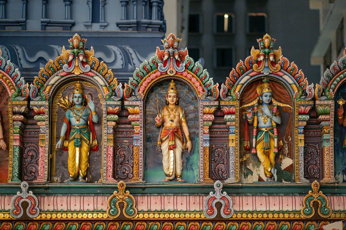 Entrance of Sri Thendayuthapani Temple - Singapore photo