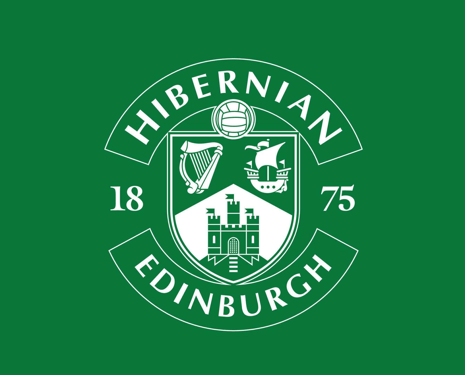 Hibernian FC Club Logo Symbol Scotland League Football Abstract Design