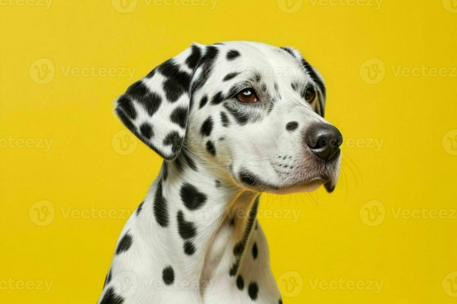 Photo of dalmatian dog. AI Generative Pro Photo