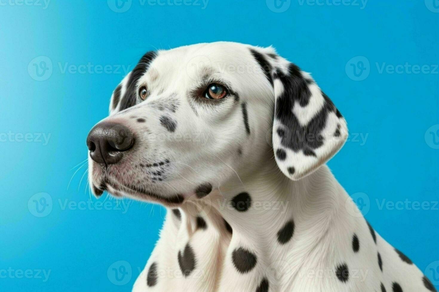 Photo of dalmatian dog. AI Generative Pro Photo