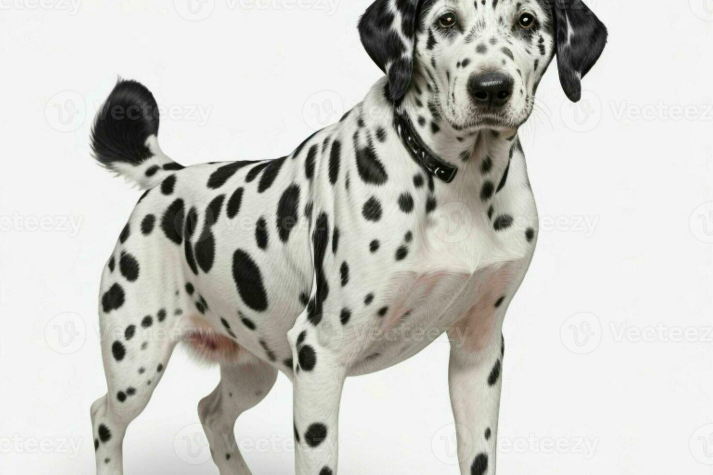 Photo of dalmatian dog. AI Generative Pro Photo