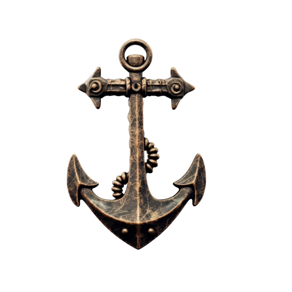 an anchor on a transparent background,AI Generative png
