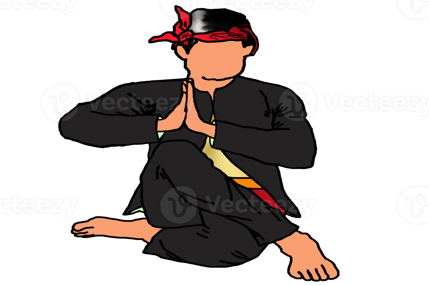 icon logo Malay warrior up hand sign Malay warrior pays respect to someone, especially to the King. It is like a salute. png