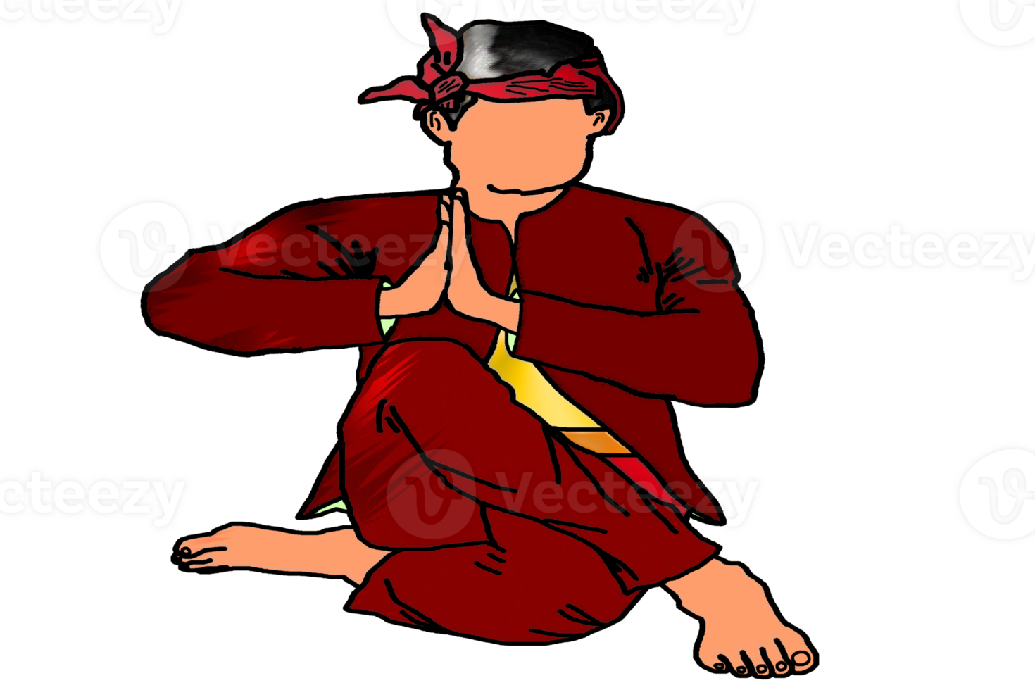 icon logo Malay warrior up hand sign Malay warrior pays respect to someone, especially to the King. It is like a salute. png