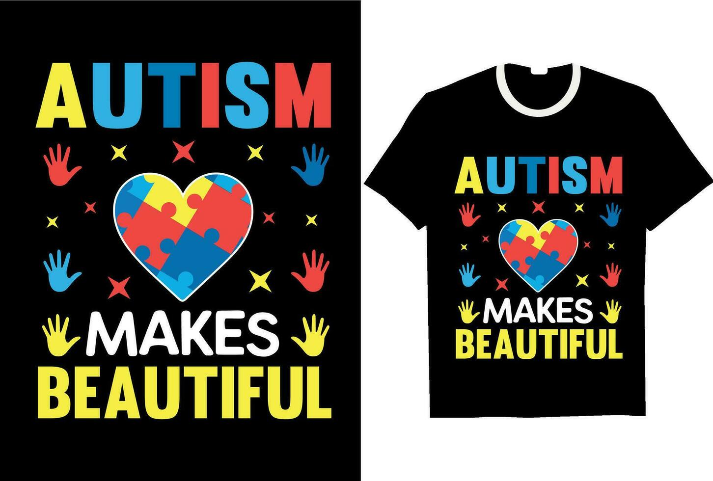 autismo t camisa diseño, antiguo, tipografía t camisa vector