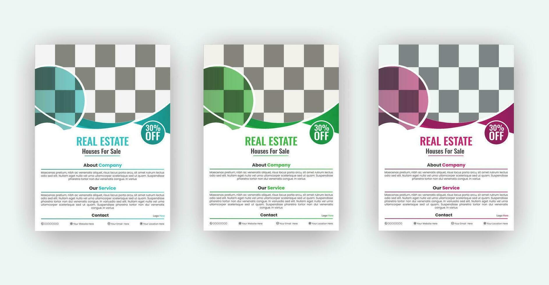 Business brochure flyer design a4 template. vector