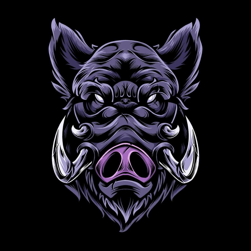 ANIMAL HEAD VECTOR