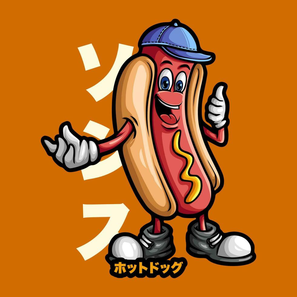 SOSIS MASCOT VECTOR