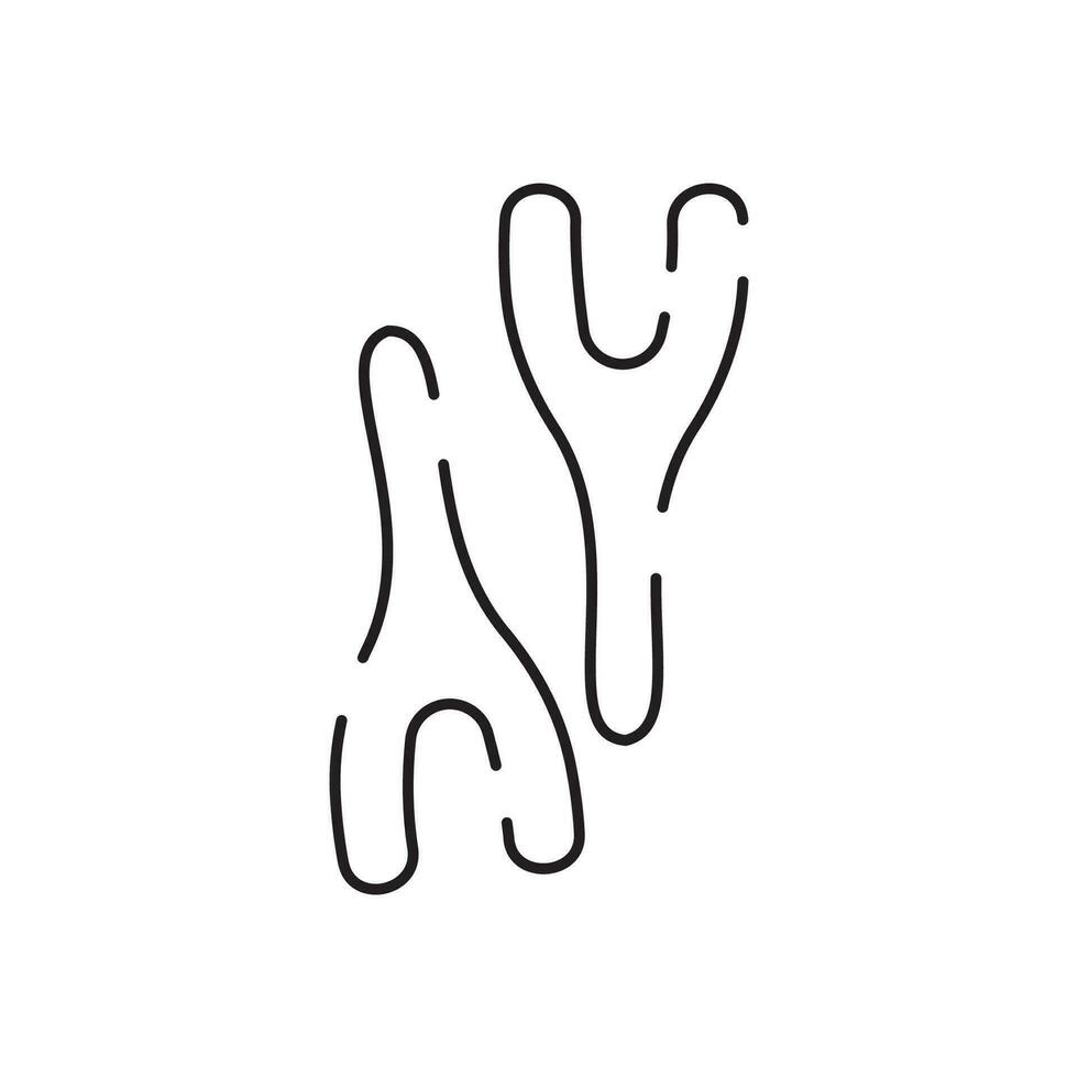 Microbe and bacterium vector line icon. Grey virus, bacteria, germs and microbe icon isolated on white background. Antibacterial and antiviral defence, protection infection.