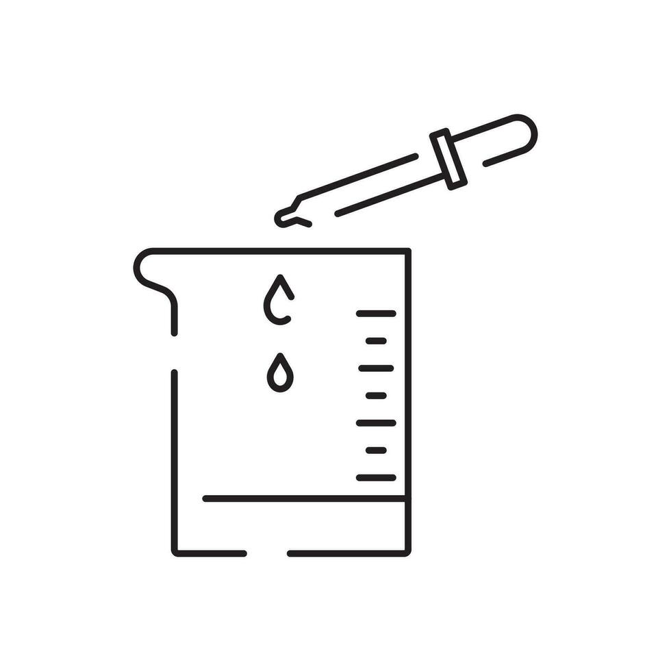 Genetic engineering vector line icon. Genetics lab research. Agriculture science, outline sign, linear symbol, vector, flat illustration.