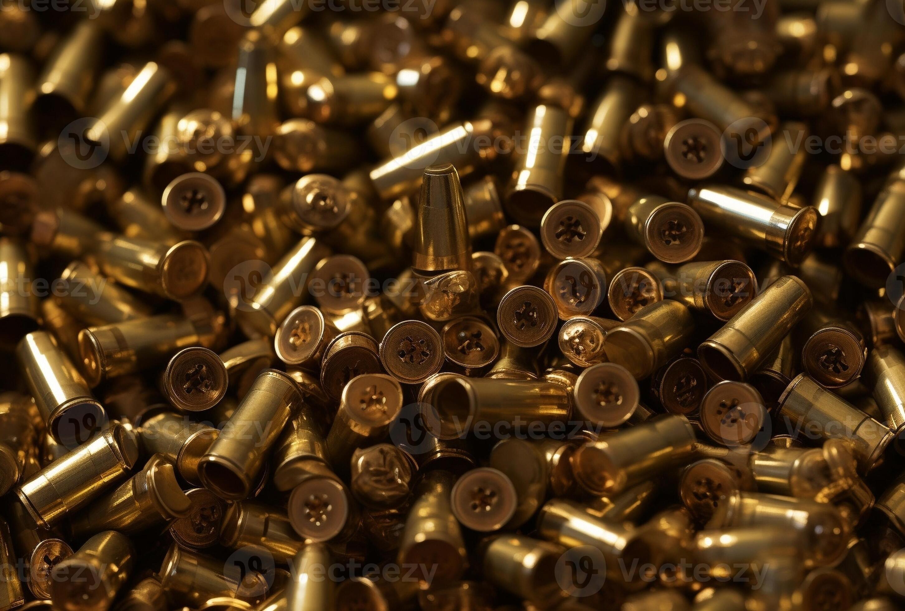 lots of bullet grain for gun backgrounds, Generative AI 30732992 Stock