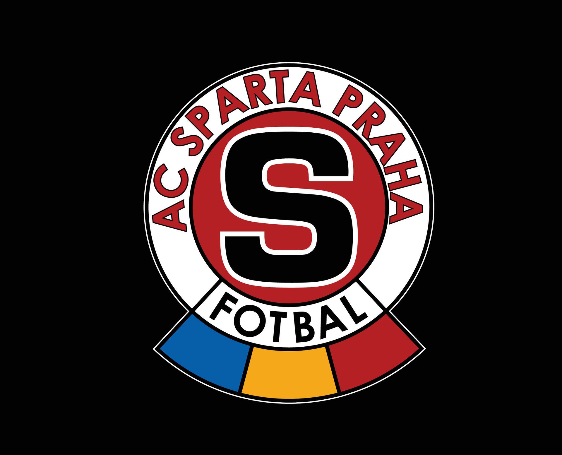 Sparta Prague Club Symbol Logo Czech Republic League Football Abstract ...