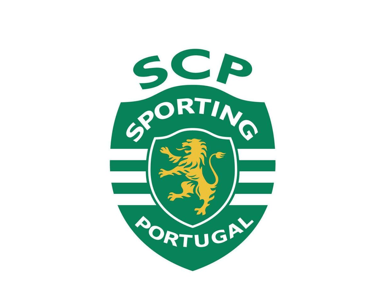 deportivo cp club logo símbolo Portugal liga fútbol americano resumen diseño vector ilustración