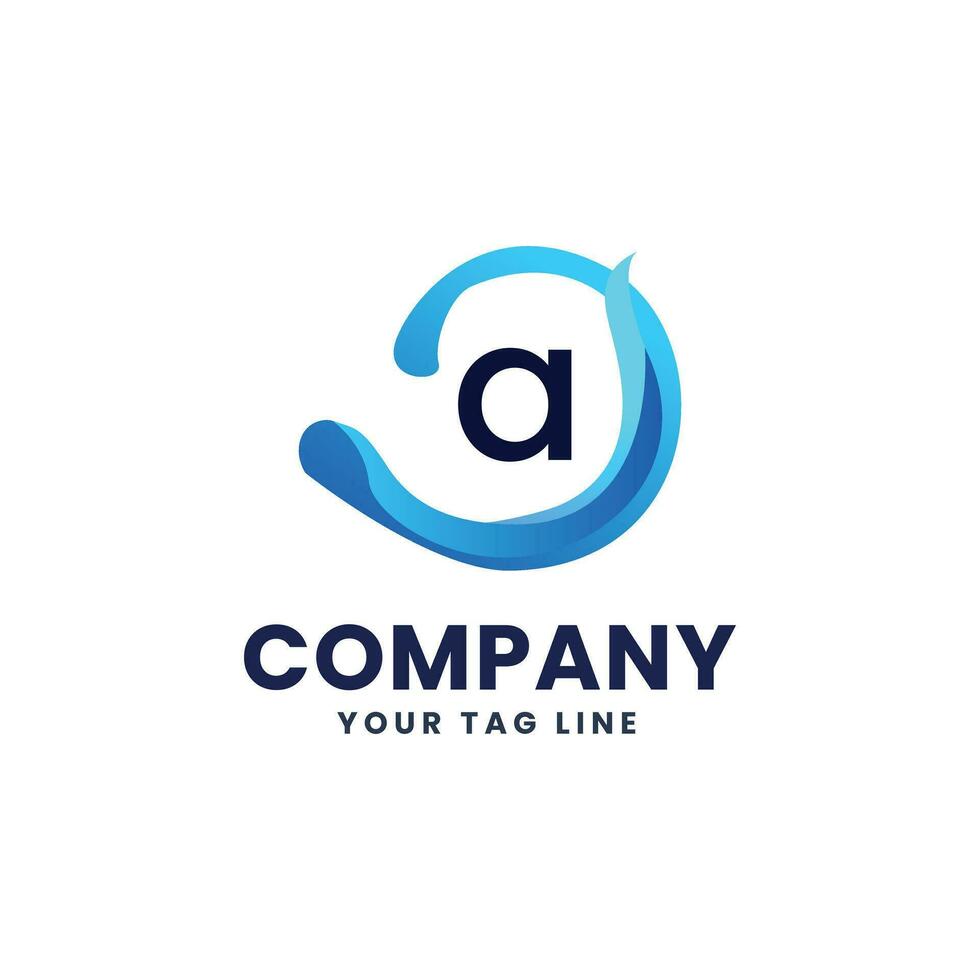 a letter logo design for business vector