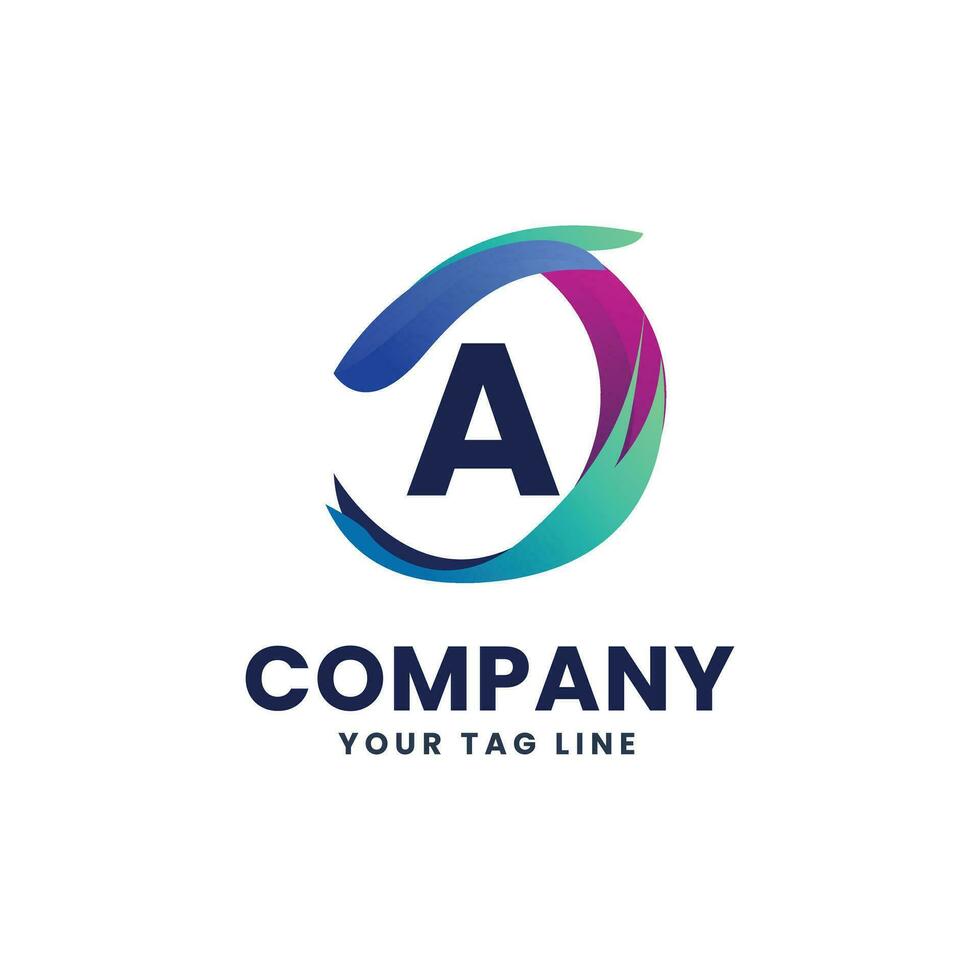 un letra logo diseño para negocio vector