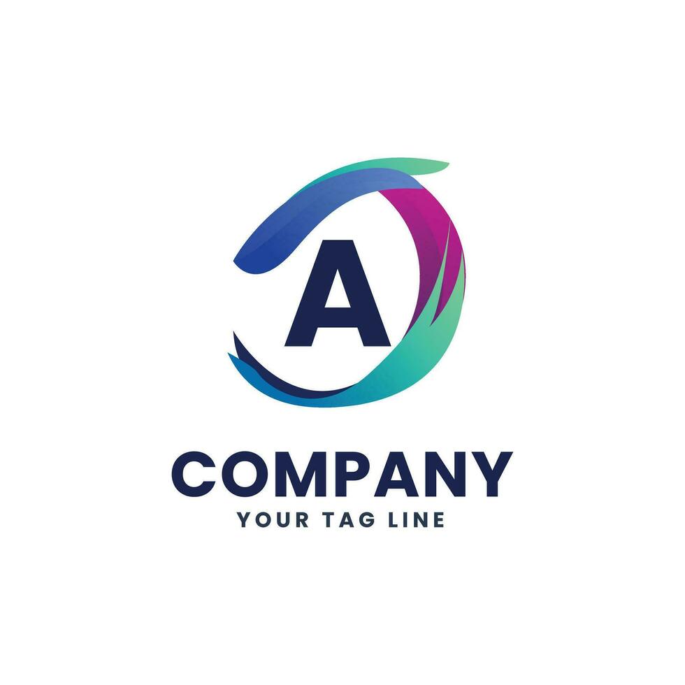 a letter logo design for business vector