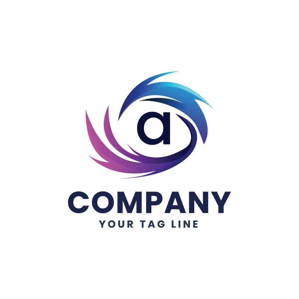a letter logo design for business vector