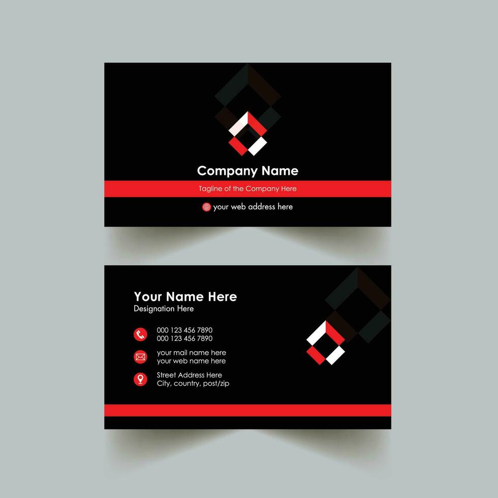 moderno corporativo creativo negocio tarjeta diseño modelo gratis vector visitando tarjeta