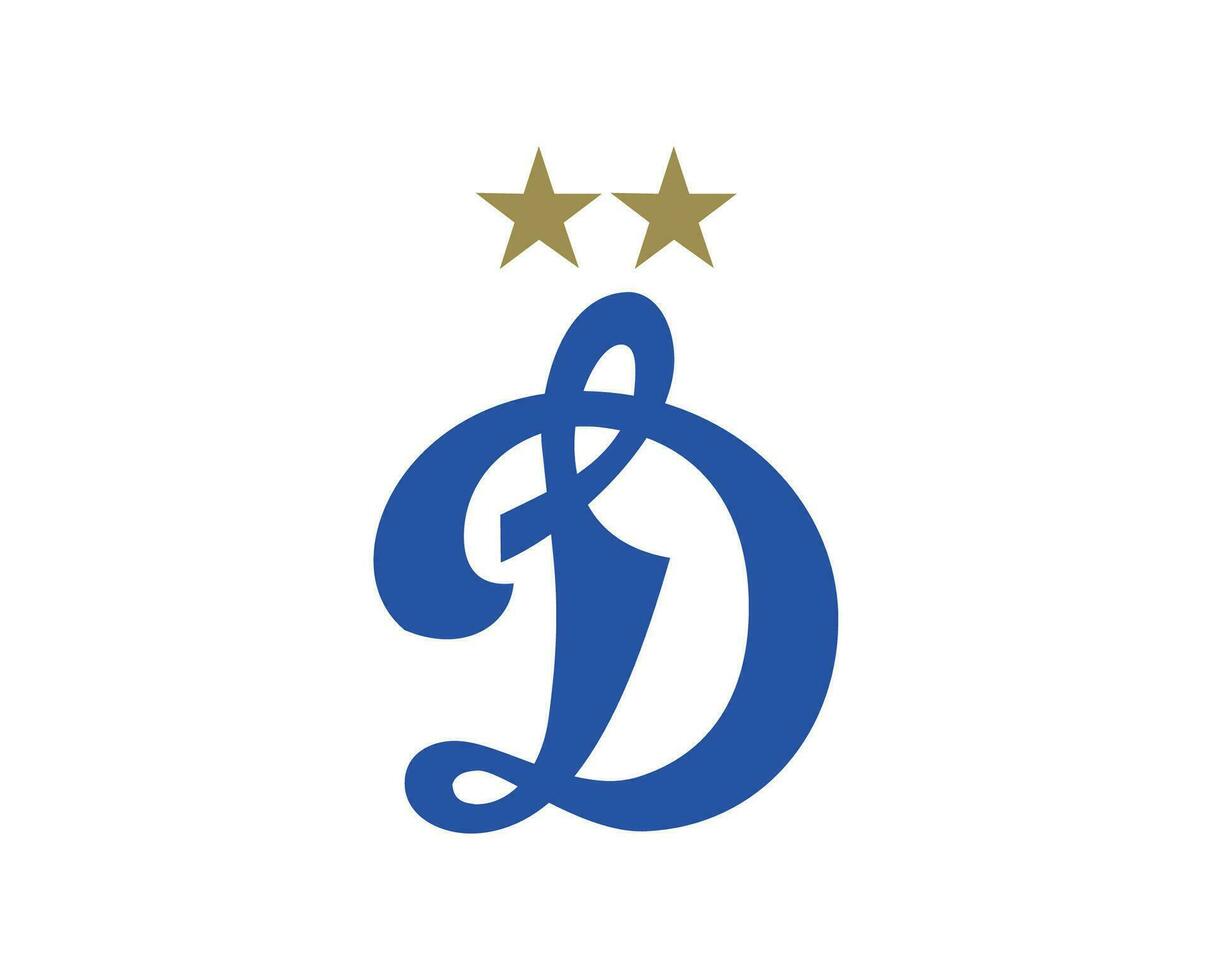 Dinamo Moscou Club Logo Symbol Russia League Football Abstract Design Vector Illustration