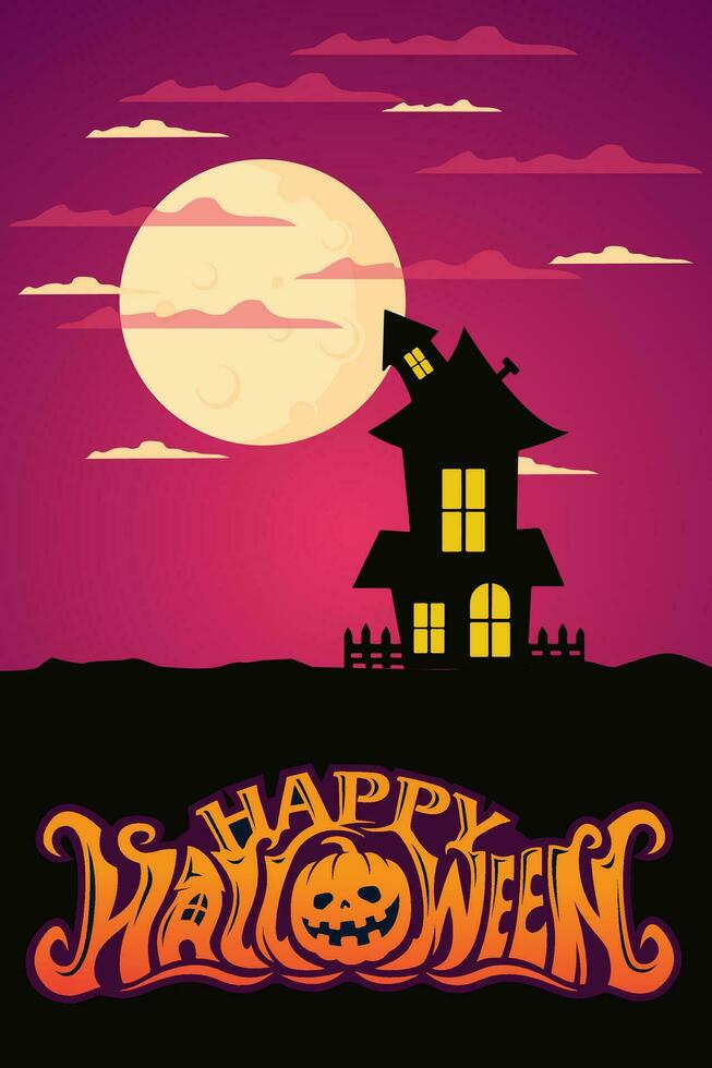 Halloween party, bright banner set. Helloween vector banner design, happy halloween background