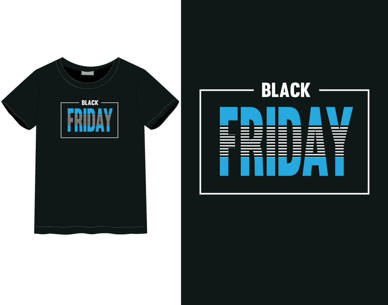Black Friday t-shirt design vector