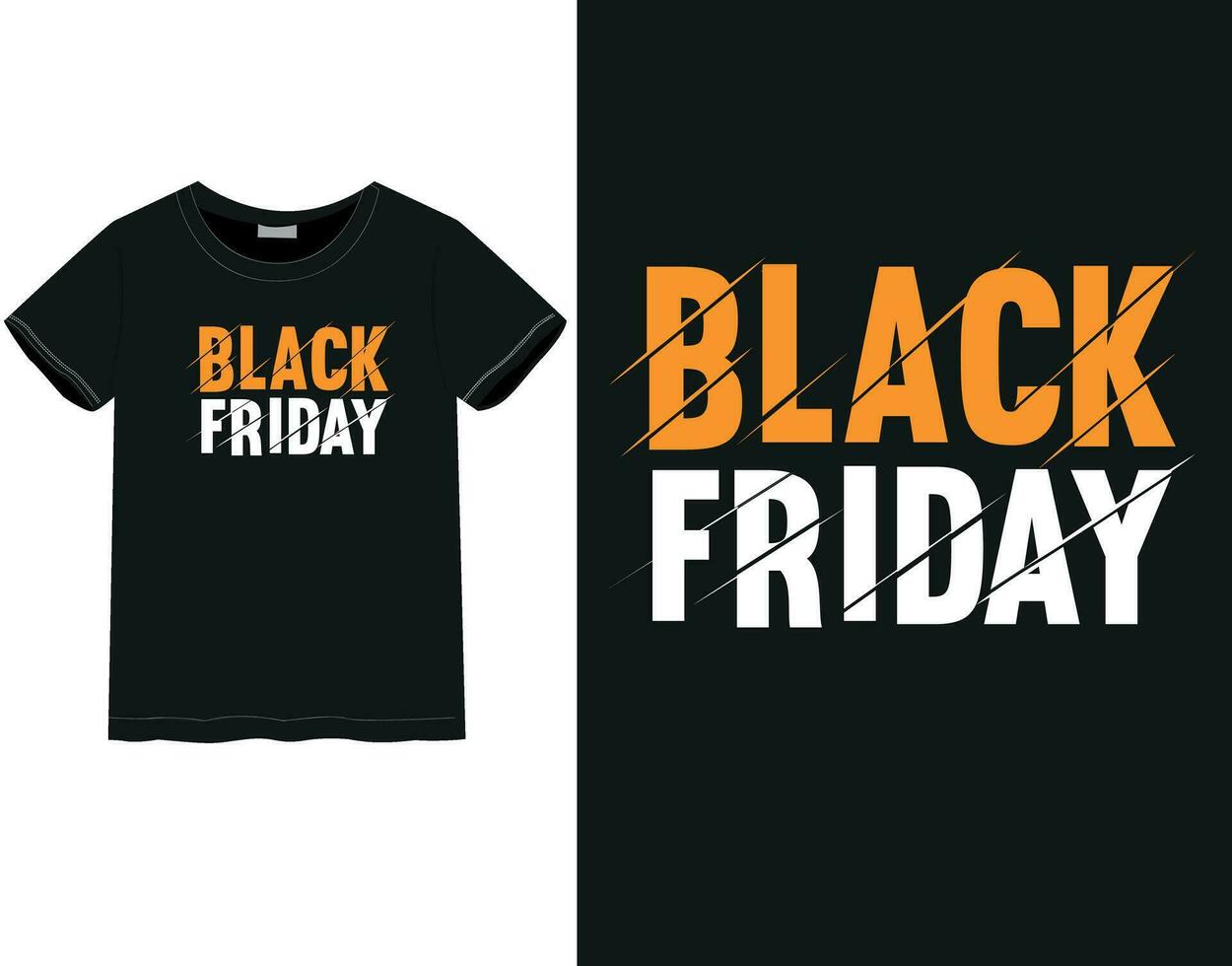 Black Friday t-shirt design vector