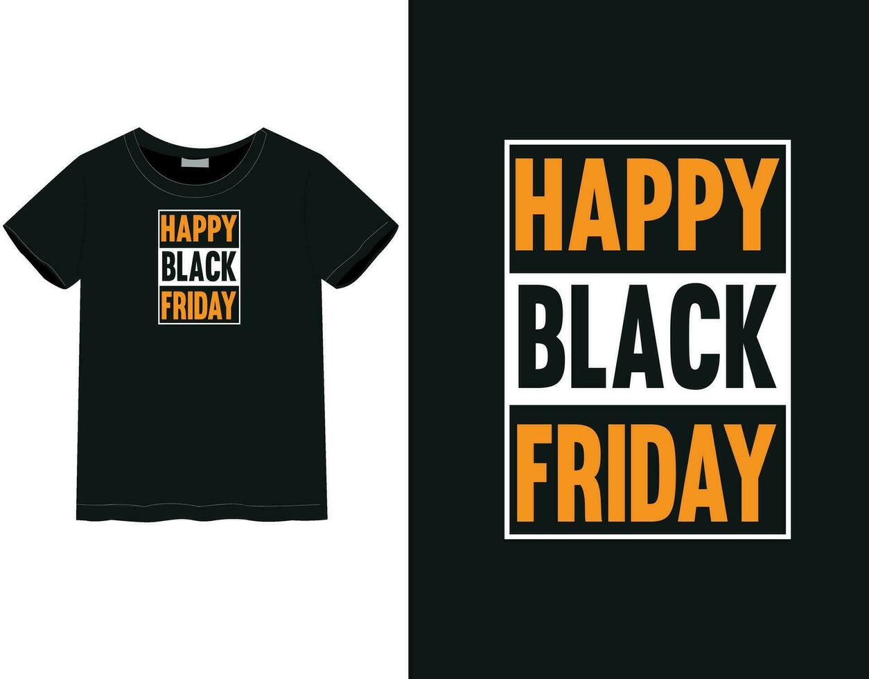 Black Friday t-shirt design vector