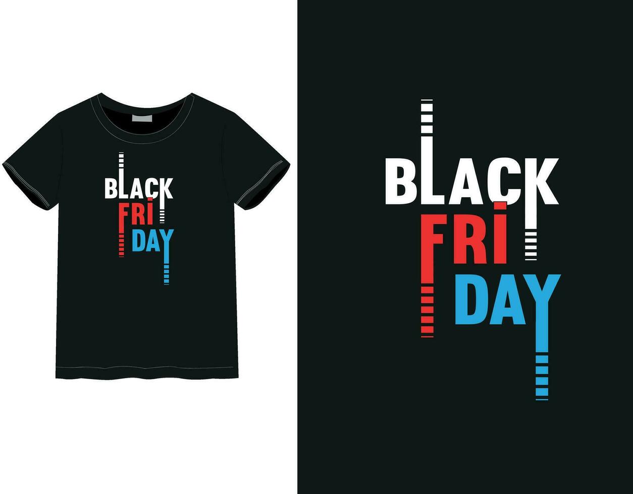 Black Friday t-shirt design vector